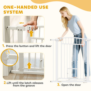 Extra Large Pet Gate with Small Door