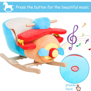 Plush Rocking Plane with Nursery Rhyme
