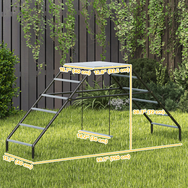 Chicken Coop Perches with Swing, Chicken Run Accessories Toy for Healthy & Happy, for Backyard Farm