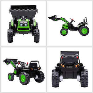 6 Volt Battery Powered Kids Tractor, Green
