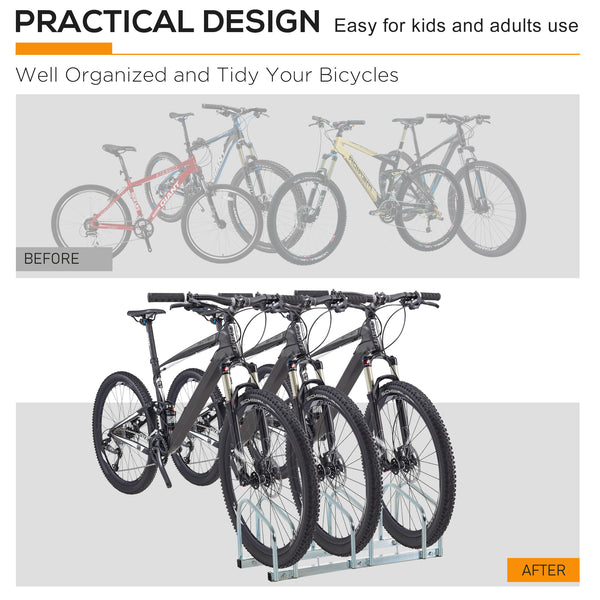 3-bike rack, silver