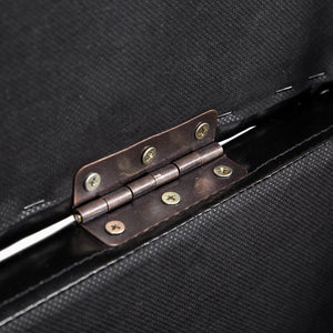 Luxury Faux Leather Upholstered Storage Ottoman Bench, Black