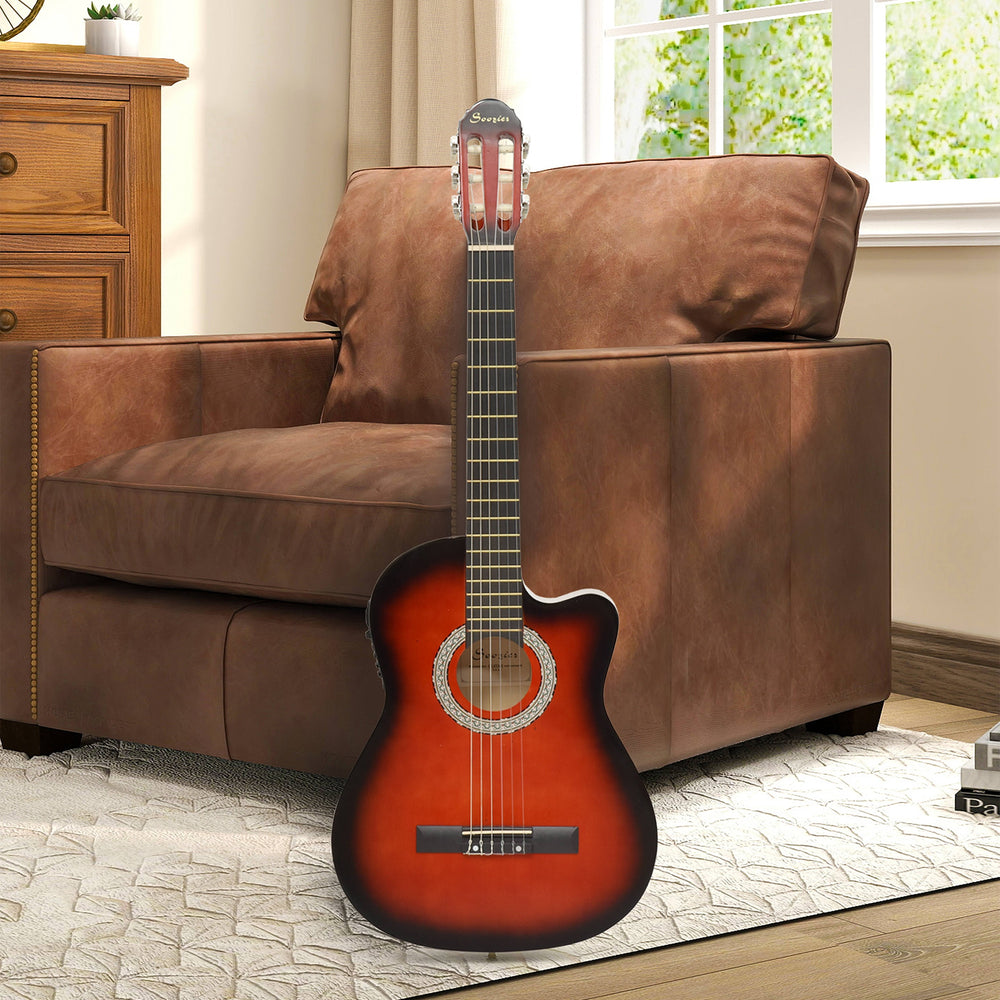 39.5 inch electro-acoustic guitar for beginners