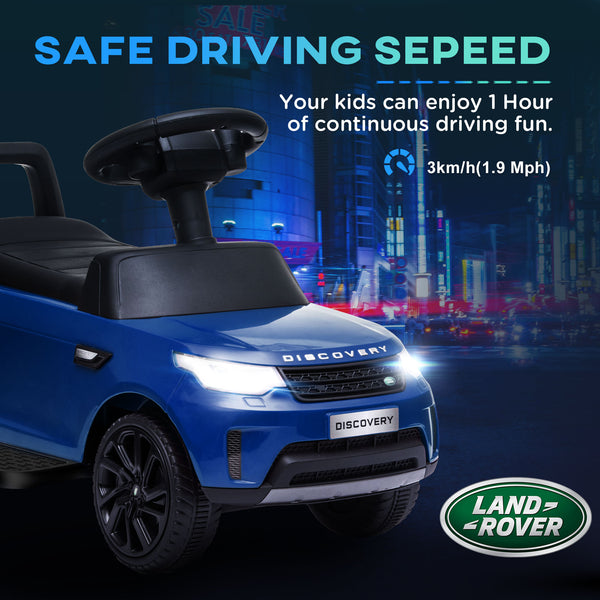 Land Rover 6V Toddler Ride-On with Musical Horn and Headlights, Blue