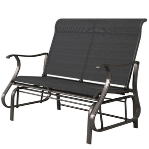 Double rocking chair, black