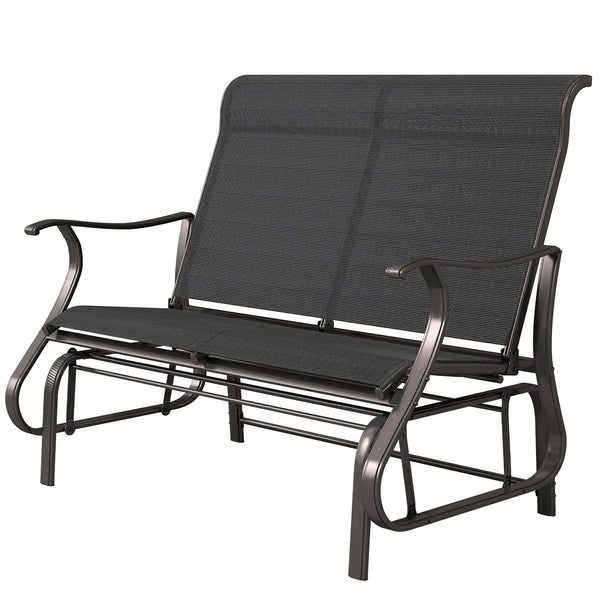 Double rocking chair, black