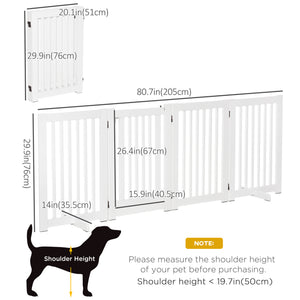 Freestanding wooden safety barrier with opening gate