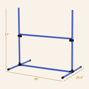 Set of 6 adjustable jump bars