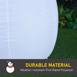 1.2m tall inflatable snowman trio