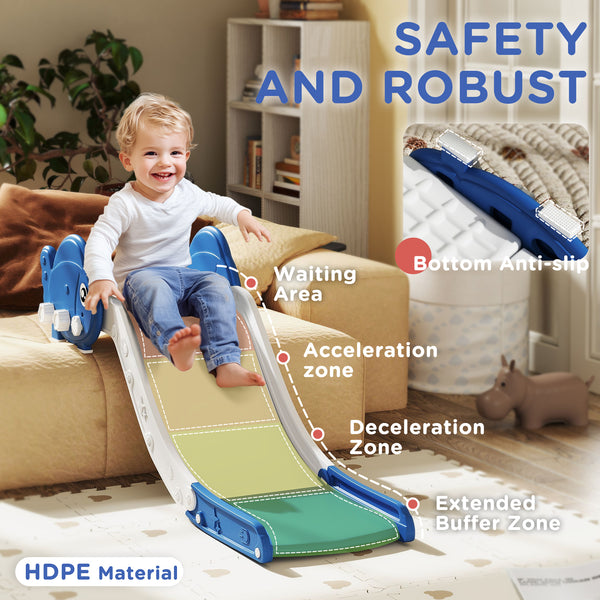 Blue Toddler Bed Slide