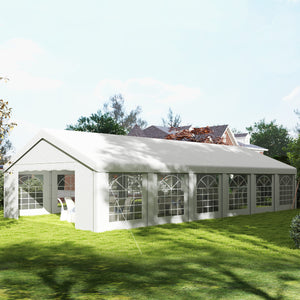 20' x 40' Party Tent with 12 Removable Sidewalls for Parties, Weddings, Events