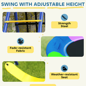 6 in 1 Kids Swing Set