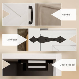 Set of 2 side tables, bedside tables with charging sockets, white