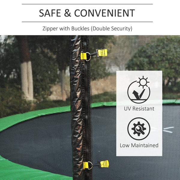 Replacement safety net for 12-foot trampoline 