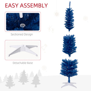 7ft Dark Blue Artificial Christmas Tree