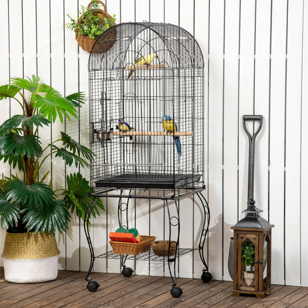 Large bird cage with opening lid