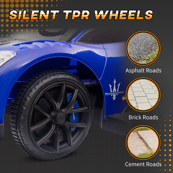 Maserati GT2 6V for toddler, blue