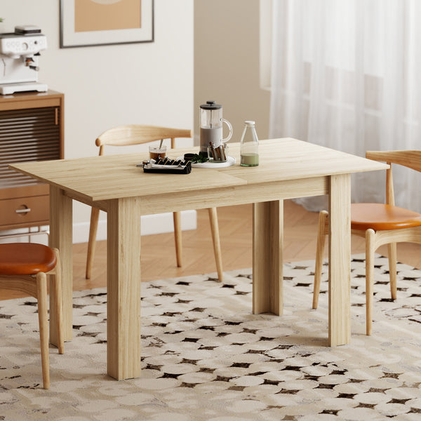 Extendable dining table for 6 to 8 people