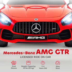 Licensed Mercedes-Benz AMG GTR 12 with remote control, red