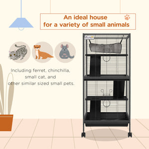 4-tier rolling cage