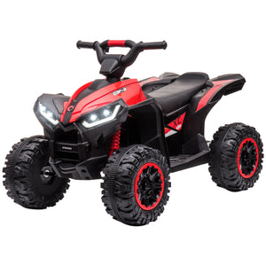12V quad with music, headlights, red