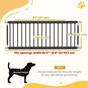 Dog gate, black