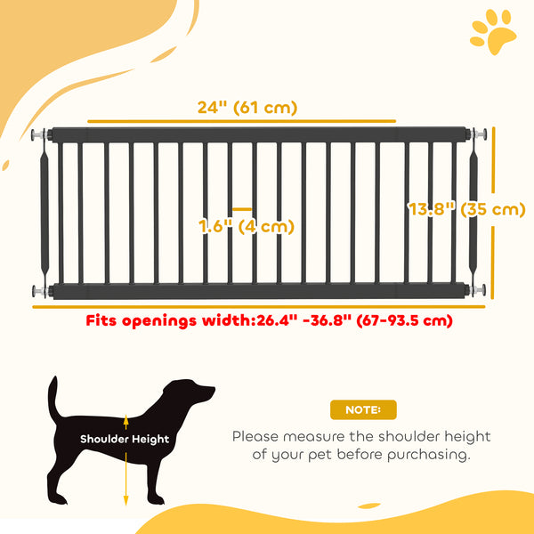 Dog gate, black