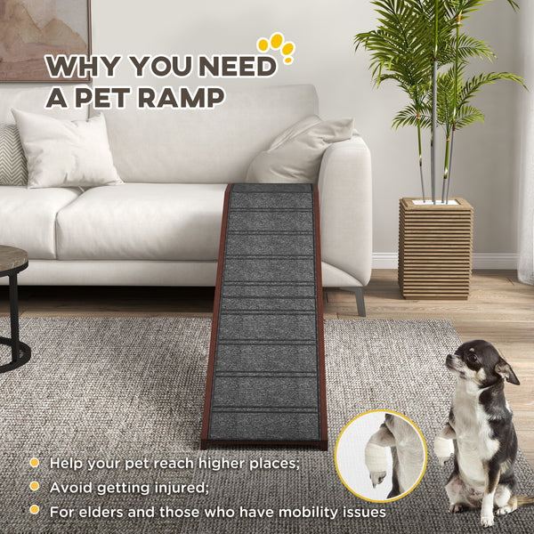 Pet ramp, brown