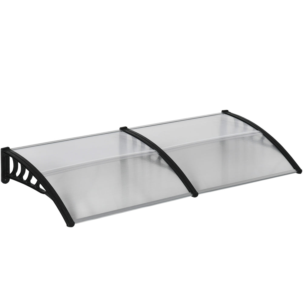 6.6 x 3.1 ft Clear Polycarbonate Door Canopy
