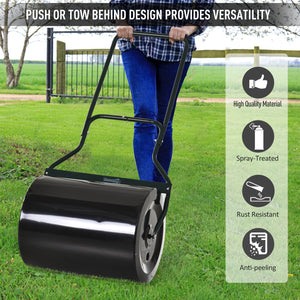 Lawn Roller Push Tow Water Sand 60L