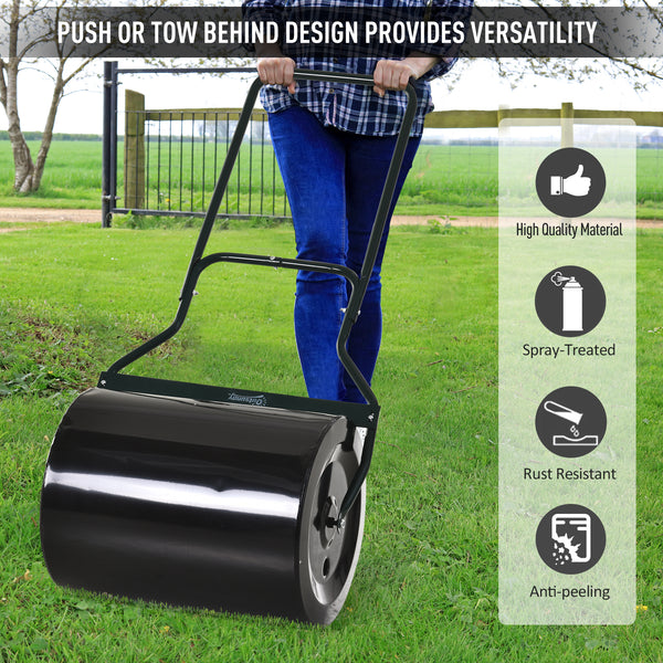 Lawn Roller Push Tow Water Sand 60L