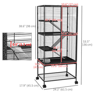 Rolling cart with removable tray and storage shelf