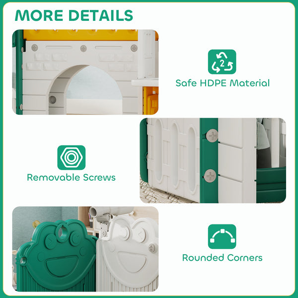 7-in-1 Toddler Slide Yellow/Green