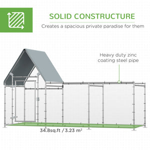 Chicken coop with direct access