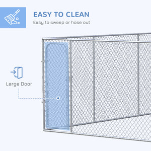 Park with galvanized steel frame