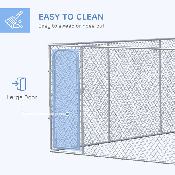 Park with galvanized steel frame