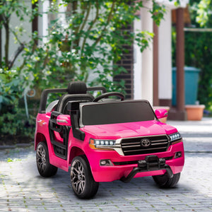 Toyota Land Cruiser 12V with remote control, pink