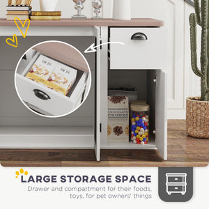 44-inch cage cabinet with double door and storage drawer