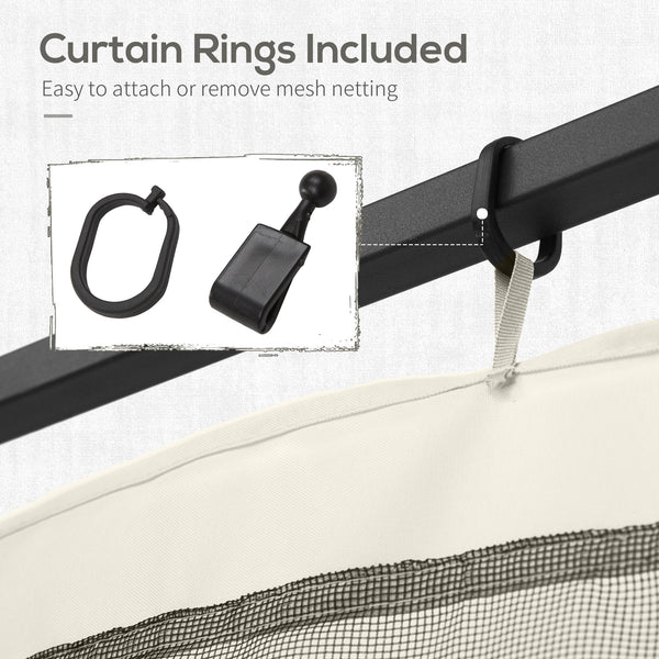 Replacement mosquito net for gazebo 10 x 12