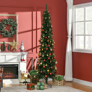 7.5ft Artificial Christmas Tree with Pine Cones