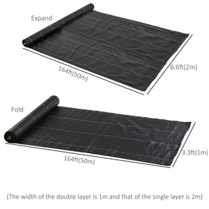 Weed control fabric 2m x 50m