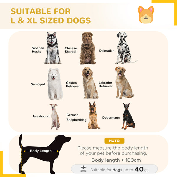44" Heavy-Duty Steel Dog Crate with Wheels