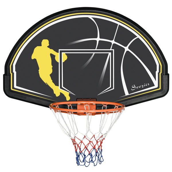 Modern wall mounted basketball hoop